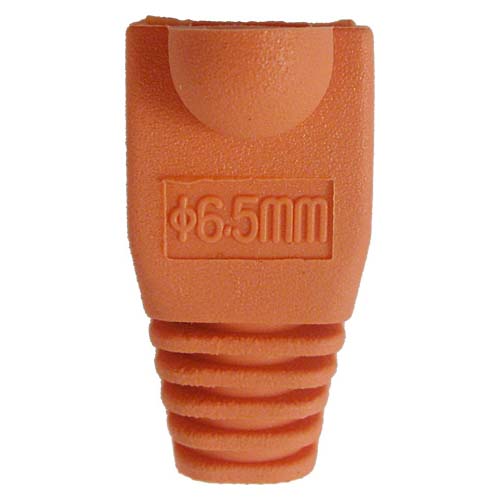 Vertical Cable 015-035OR-10 RJ45 Slip-On Boot Cat5E/Cat6 Orange (Pack of 10)