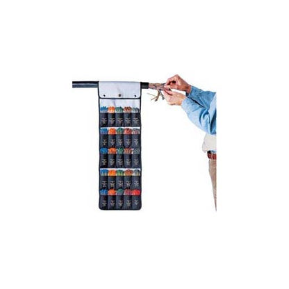 Panduit PLT1M-L3-0 Nylon Miniature Cable Tie 4.0 in. L Orange/Black Stripe Pack of 50