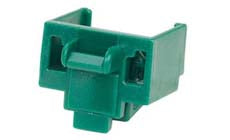 Panduit PSL-DCJB-GR Jack Module Block-out Device 10 Block-outs (Green) 1 removal Tool (Black)