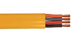Flat Yellow Festoon Cable PVC 600V
