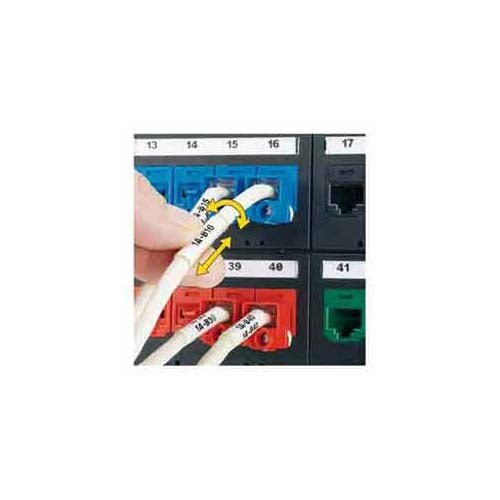 Panduit R100X075V1C Printer Labels Vinyl 0.75 in L 25.4 mm W White