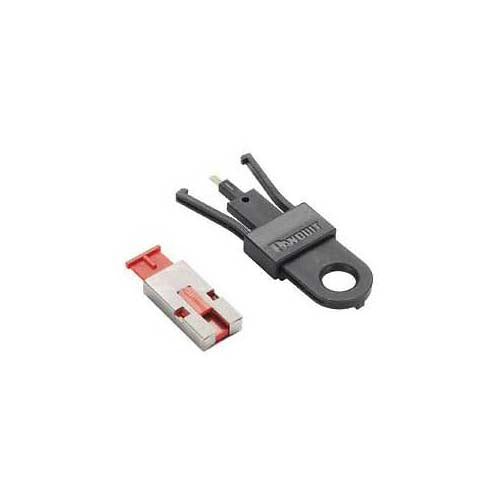 Panduit PSL-USBA USB Type A Blockout Device Red includes Removal Tool Pack of 5