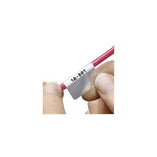 Panduit S075X075VAC Cassette Self-Lamination Label Vinyl Clear/White