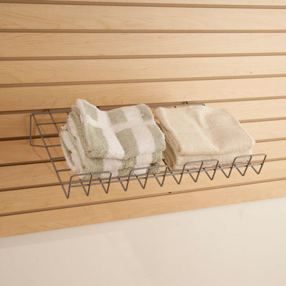 Sloping Wire Shelf With Lip for Slatwall Econoco SWEC/SL22 (Pack of 6)