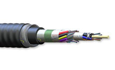 Corning 192KUZ-T4130DAN 192 Fiber 62.5 &micro;m Multimode Industrial LSZH Tray-Rated Loose Tube Gel-Free Interlocking Armored Cable