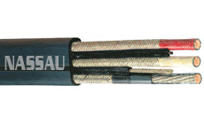 Amercable Tiger Brand Type SHD Flat 3/C Mold-cured Jacket 2000 Volts Mining Cable 36-510