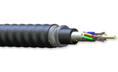 Corning 024EUF-T4101DA1 24 Fiber Singlemode Freedm Loose Tube Gel-Free Interlocking Armored Riser Cable