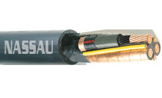 Amercable Tiger Brand 2 AWG Type MP-GC 3/C Mine Power Feeder 5kV Mold-cured Jacket 100% Level Grounded Cable 36-601-002