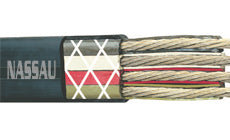 Amercable Tiger Brand 6 AWG Type W Flat 4/C Mold-cured Jacket 600/2000 Volts Mining Cable 36-314-006
