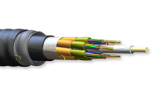 Corning 36 to 144 Fiber Single and Multimode Unitized Interlocking Armored Tight Buffered Plenum Cable