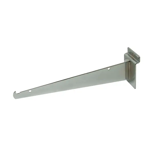 8" Chrome Shelf Brackets For Slatwall Econoco SW/8KB (Pack of 48)