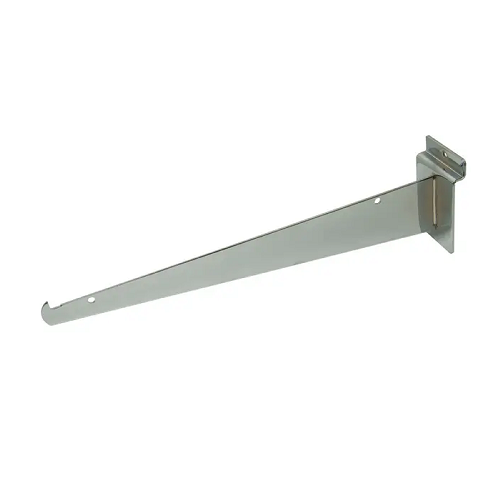 12" Chrome Shelf Brackets for Slatwall Econoco SW/12KB (Pack of 48)