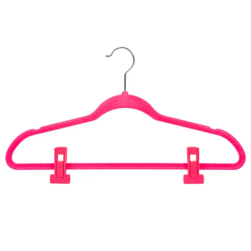 Pant Clips Velvet Slim-Line Suit Hanger Econoco HSLCLIPP (Pack of 100)
