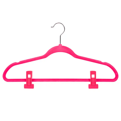 Pant Clips Velvet Slim-Line Suit Hanger Econoco HSLCLIPP (Pack of 100)