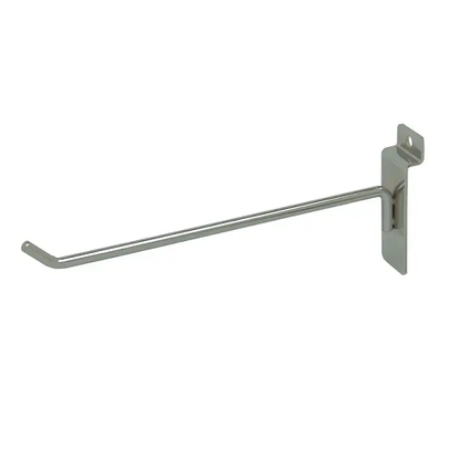8" Satin Chrome Slatwall Hook Econoco SW/H8-SC (Pack of 96)