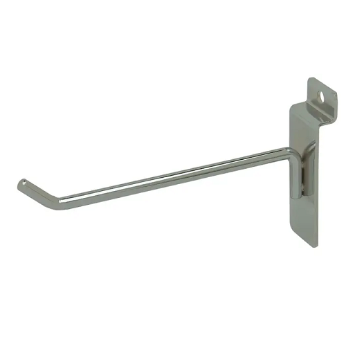 6" Satin Chrome Slatwall Hook Econoco SW/H6-SC (Pack of 96)