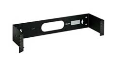 Panduit WBH2 Hinged Wall Mount Bracket 2 RU 6 inch Deep Black