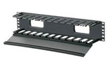 Panduit WMPF1E Horizontal Cable Manager Front Only 2 RU Black