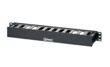 Panduit WMPFSE Horizontal Cable Manager Front Only 1 RU Black