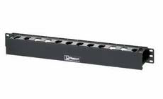 Panduit WMPLFSE Horizontal Cable Manager Front Only 1 RU Black