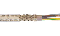Helukabel 19 AWG 5 Cores With GN-YE Conductor GY-CY-JB Flexible Cu-Screened Transparent EMC-Preferred Type Meter Marking Cable 16128