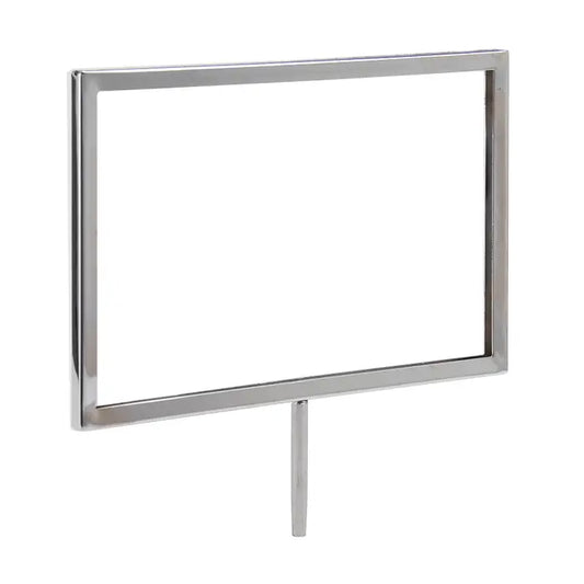 11"W x 7"H Sign Holder w/ Welded 3" Swedge Stem Econoco MCSW/3711 (Pack of 24)