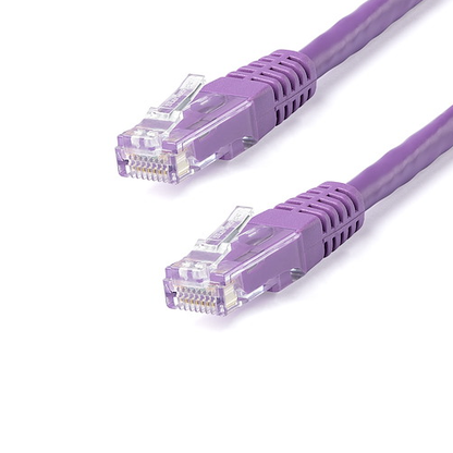 CAT6 6 Gigabit 650MHz 100W PoE UTP Molded W/Strain Relief Ethernet Cable