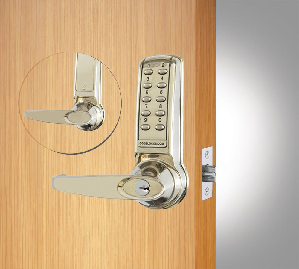 Code Locks CL4210SS Stainless Steel Electronic Tubular Latchbolt