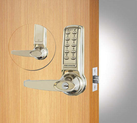 Code Locks CL4210SS Stainless Steel Electronic Tubular Latchbolt