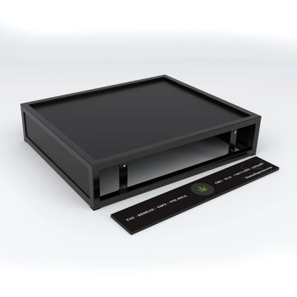 Stackable Display Riser Platforms Large Riser - Matte Black Finish Econoco DDBRLBLK