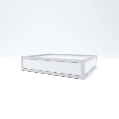 Stackable Display Riser Platforms Large Riser - Gloss White Finish Econoco DDBRLWHT