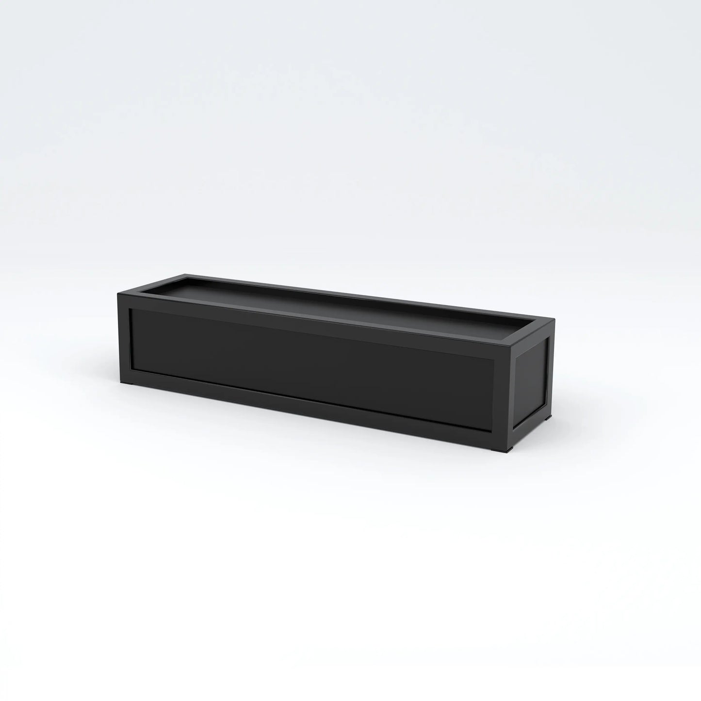 Stackable Display Riser Platforms Small Riser - Matte Black Finish Econoco DDBRSBLK