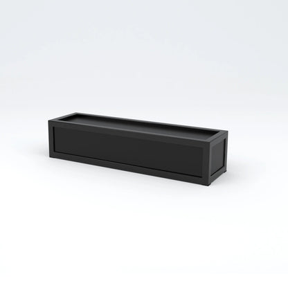 Stackable Display Riser Platforms Small Riser - Matte Black Finish Econoco DDBRSBLK