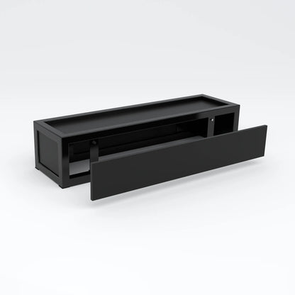 Stackable Display Riser Platforms Small Riser - Matte Black Finish Econoco DDBRSBLK