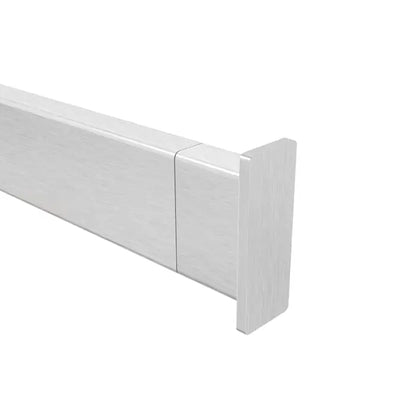 Extended End Cap for Rectangular Tubing Hangrail Econoco EC5-SC