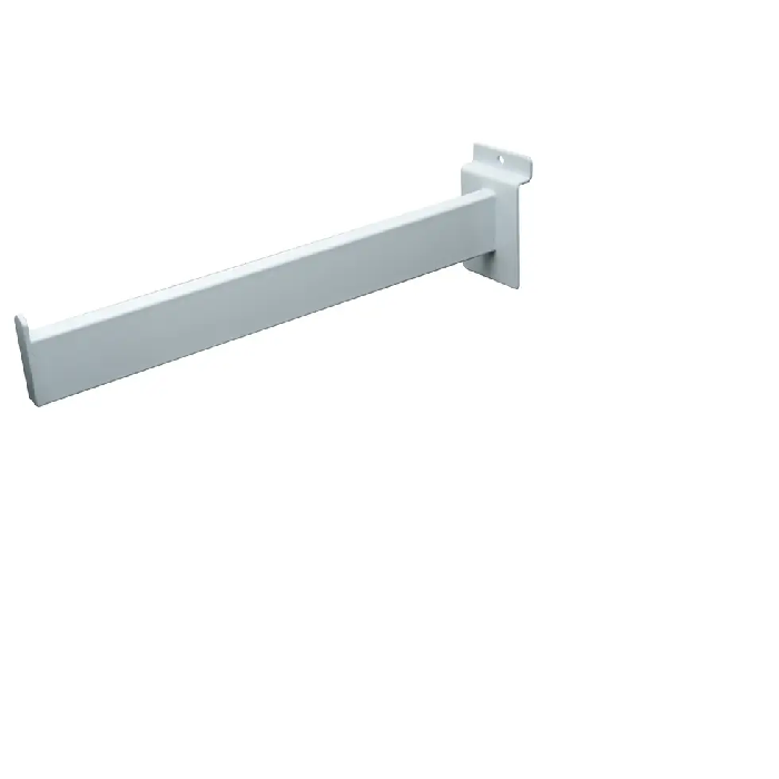 12" Rectangular Tubing Faceout For Slatwall Semi-Gloss Econoco EWH/R3 (Pack of 24)