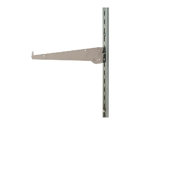 10" Tap-In Adjustable Angle Shelf Bracket Chrome Econoco GC10 (Pack of 25)