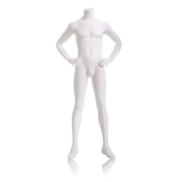 Male - Headless facing straight, hands on hips Econoco RWMHDLB3