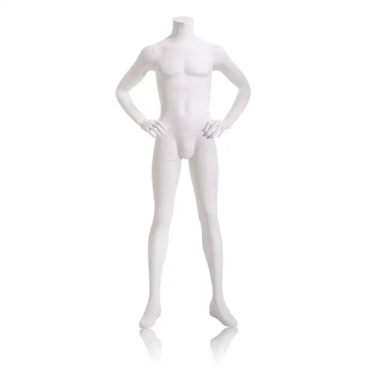 Male - Headless facing straight, hands on hips Econoco RWMHDLB3