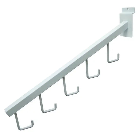 5-Hook Waterfall with Square Tubing for Slatwall Econoco EWH/5H (Pack of 24)