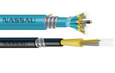 Prysmian and Draka Cable 96 Fiber Count 12 ezINTERLOCK Indoor Outdoor Riser Tight Buffered Rated Cables