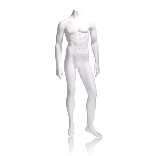 Male Mannequin - Headless, Arms by Side, Left Leg Slightly Forward Econoco GEN-2-HL