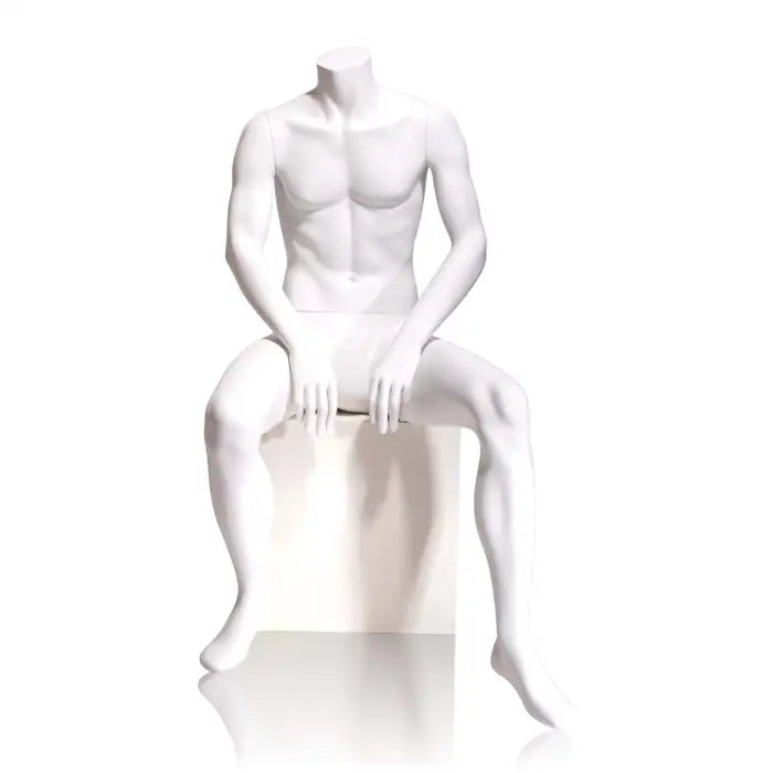Male Mannequin - Headless, Seated Econoco GEN-5-HL
