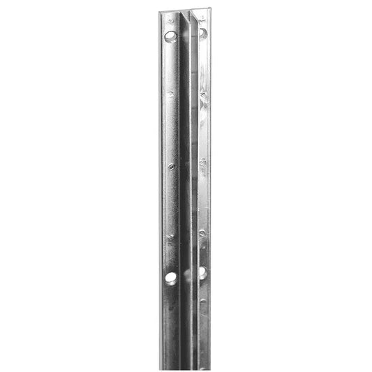 96"Heavy Weight Recessed Slotted Standards for 5/8" Drywall - 1" Slots on 2" Center - Imperial Line - Zinc Econoco SSRI-11Z8 (Pack of 5)