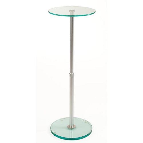 32"H To 48"H Adjustable Round Glass Pedestal Econoco GPR12