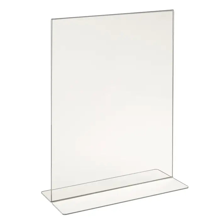 Acrylic Bottom Load Sign Holders for Counter Tops Econoco HP/CT114V (Pack of 24)