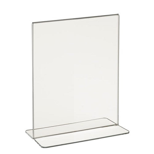 Acrylic Bottom Load Sign Holders For Counter Tops Econoco HP/CT57V (Pack of 24)