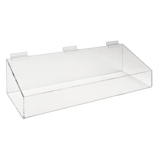Acrylic Extra Support Tray With High Sides for Slatwall Econoco HP/EST2412 (Pack of 2)
