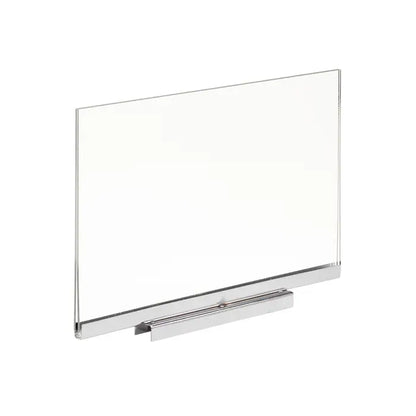 Acrylic Sign Holder with Magnetic Chrome Base Econoco PJM711  (Pack of 24)