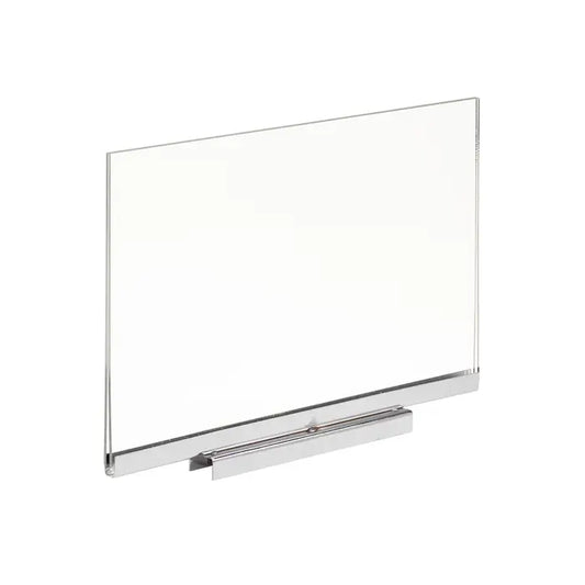 Acrylic Sign Holder with Magnetic Chrome Base Econoco PJM711  (Pack of 24)